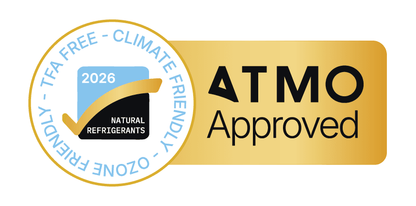 ATMO Approved 2026: TFA free, climate friendly, ozone friendly, natural refrigerants