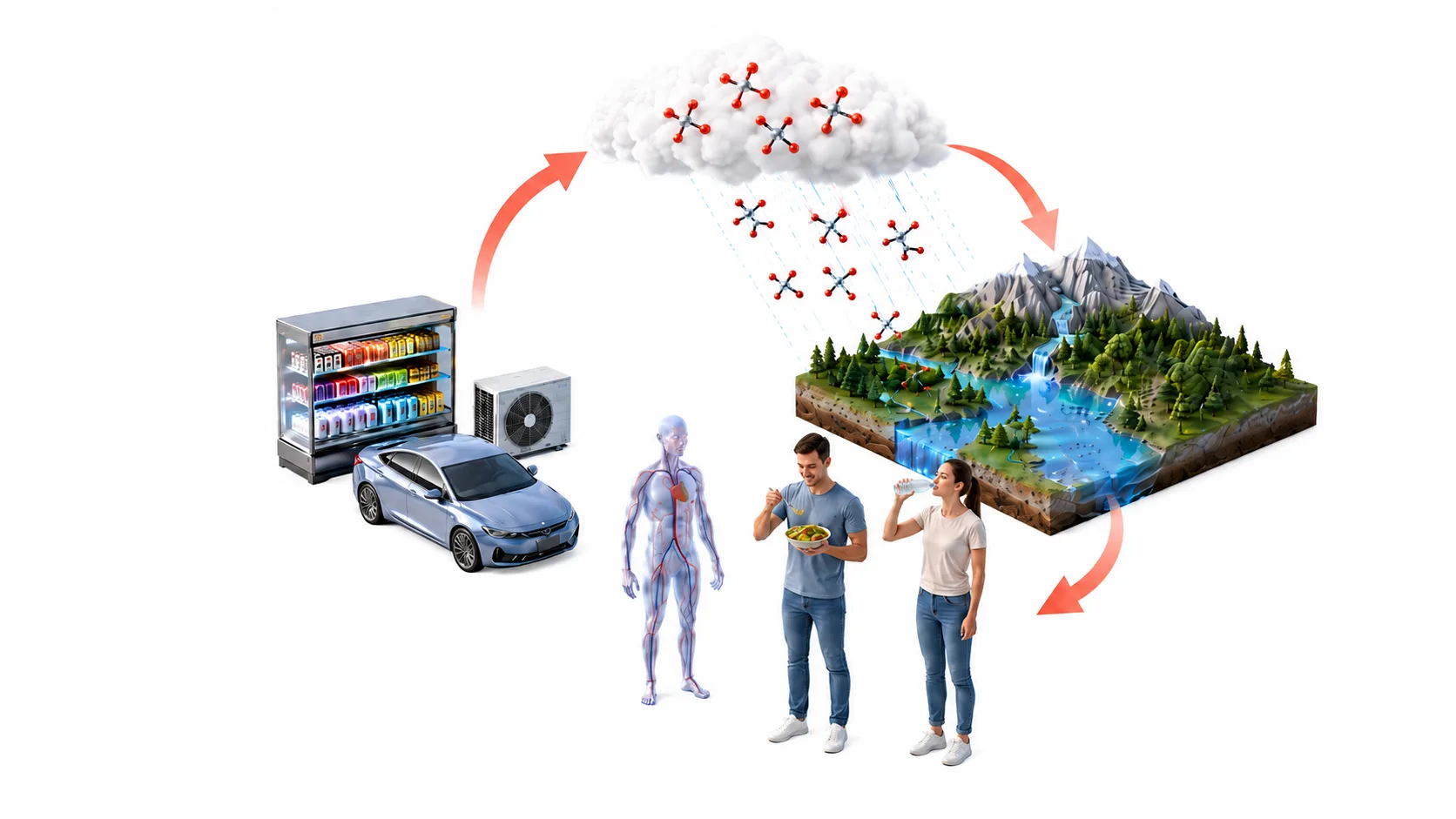 The full TFA pollution cycle
